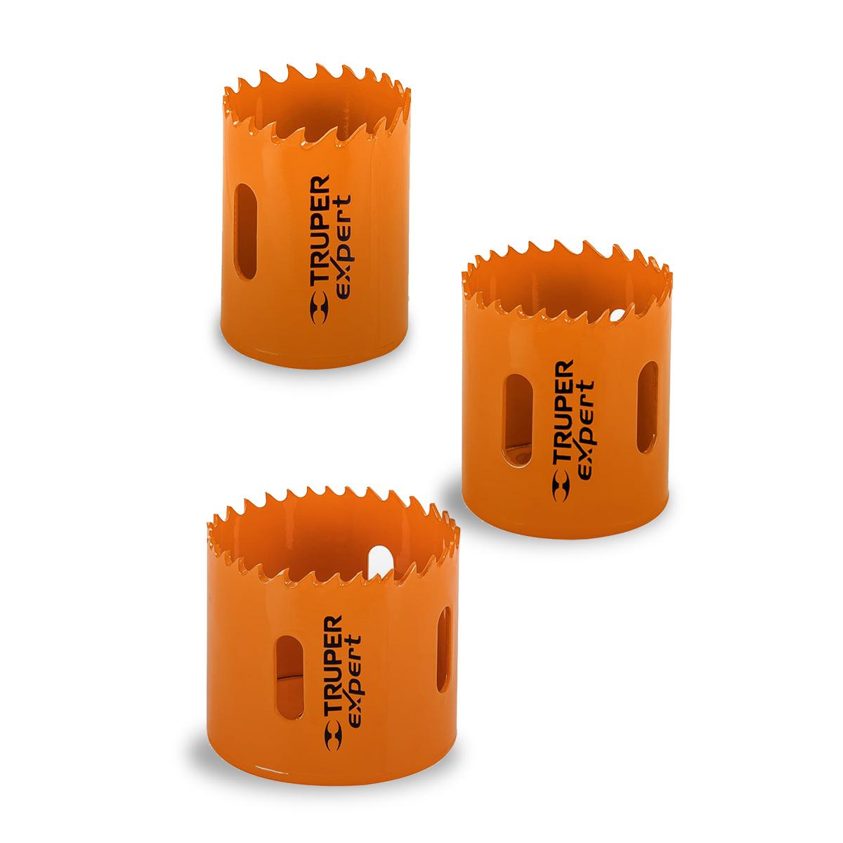 Kit De Sierras Copa Bimetal Truper Expert Kitb-6  6 Piezas + 2 Mandriles
